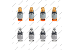 Комплект соленоидов (тип 6, 8 штук: 4 оранжевых, 4 белых)